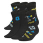 adidas Kids Athletic Cushioned 6-Pack Crew (Little Kid/Big Kid/Adult)