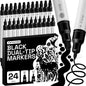 ARTISTRO Dual-Tip Acrylic Paint Marker Pens - Set of 36