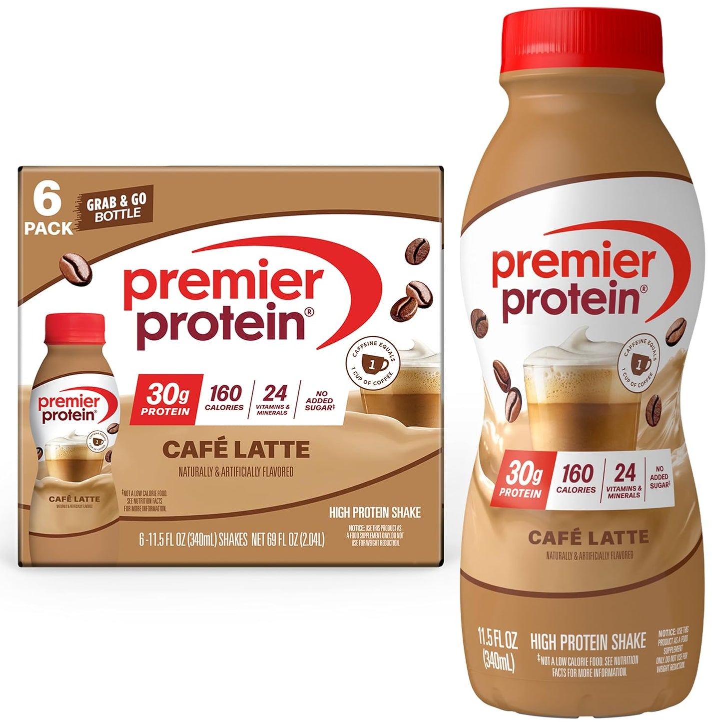 Premier Protein 30g High Protein Shake, Chocolate, 12 Pack