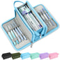 Sooez Large Pencil Case, Pencil Pouch, Pencil Bag, Pencil Box, Pink & Plaid