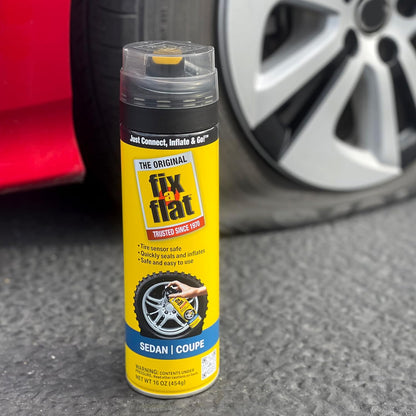 Fix-A-Flat Tire Repair, 16 oz, 2-Pack | Emergency Use | Eco-Friendly Formula | For Standard Tires | Universal Fit