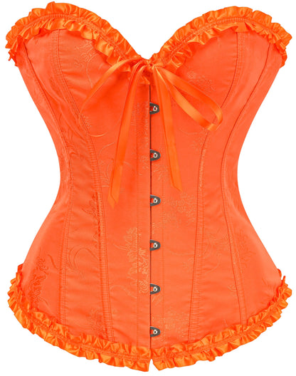 SZIVYSHI 14-Bone Overbust Corset Top