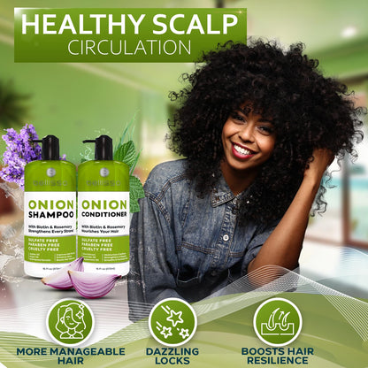 Caffeine Shampoo and Conditioner Set - Volumizing Products for Women and Men - Thickening, Volume Boosting Formula for Thinning and Fine Hair - Sulfate Free, No Parabens - Hydrating, Salon Grade