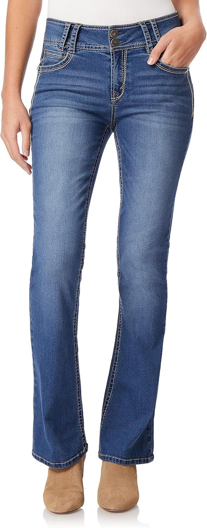 WallFlower Luscious Curvy Bootcut Jeans for Women, Sizes 0-24