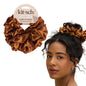 Kitsch Ultra-Petite Satin Scrunchies for Women - Eucalyptus, 6pcs