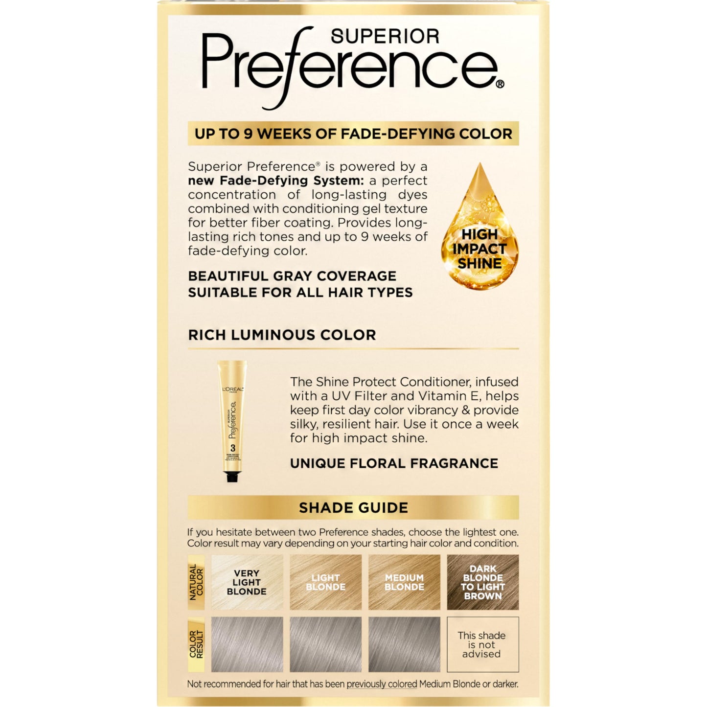 L'Oreal Paris Superior Preference Luminous Fade-Defying Permanent Hair Color, Hair Dye For Up to 9 Weeks of Radiance, Medium Brown 5, 1 Hair Dye Kit