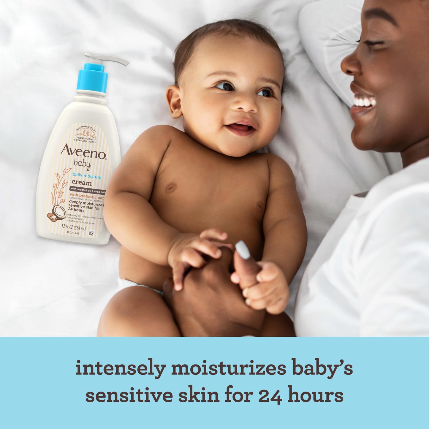 Aveeno Baby Daily Moisture Body Lotion, Fragrance Free, 18 fl. oz