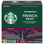 Starbucks K-Cup Coffee Pods, Dark Roast Hot or Iced Coffee, French Roast, 96 Keurig Pods