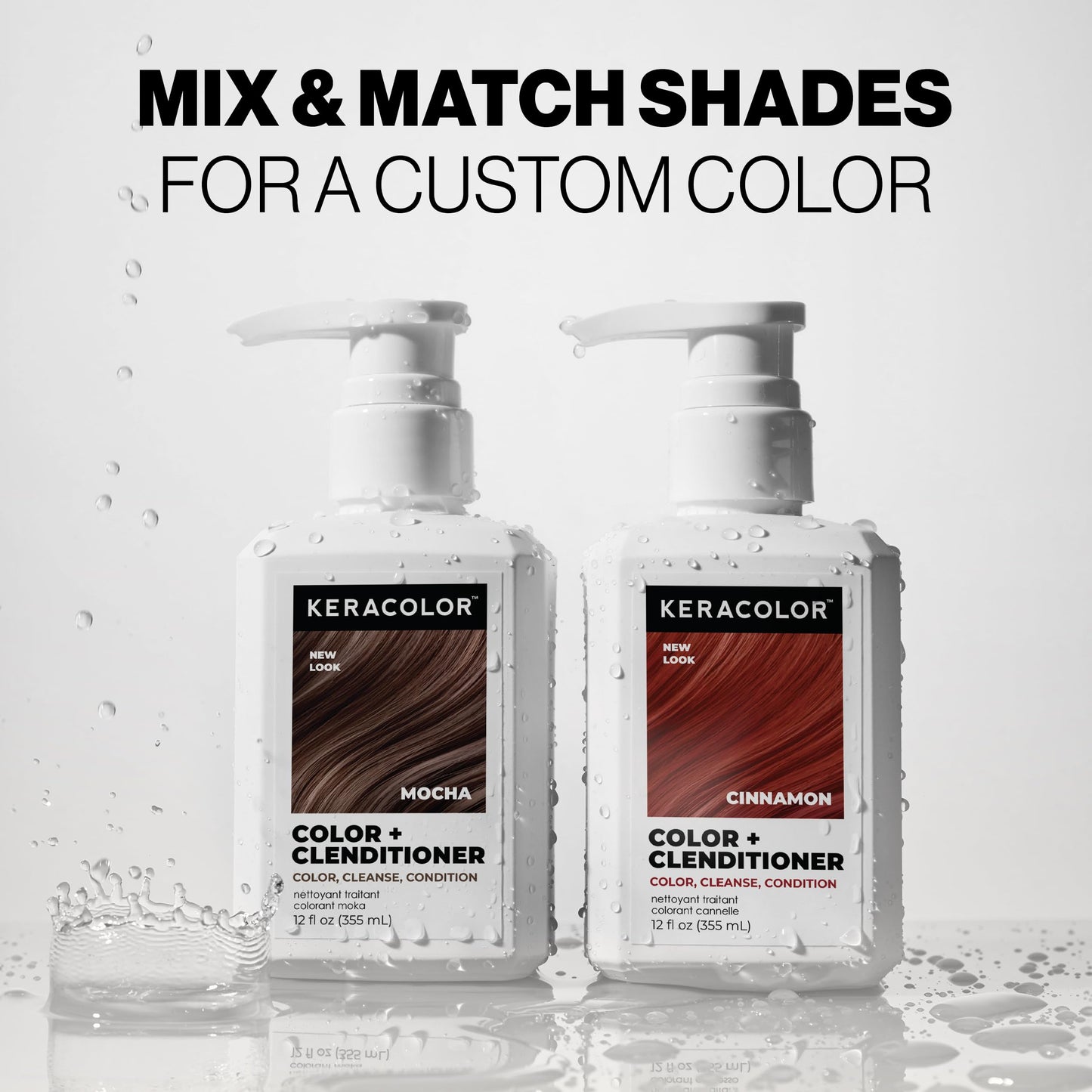 Keracolor Color + Clenditioner, Semi-Permanent Hair Color, 23 Shades