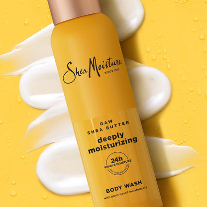 SheaMoisture Raw Shea Butter Body Wash Moisturize and Restore Deeply 18 oz