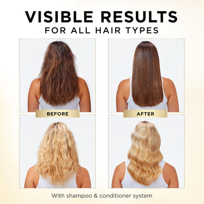 Pantene Shampoo & Conditioner Set, Daily Moisture Renewal - Pro-V Nutrients for Dry, Color-Treated, Straight to Curly Hair, 72-Hour Hydration & Softness, 52.8 Oz Total + Miracle Rescue Shot (0.5 Oz)