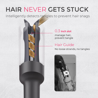 TYMO Automatic Rotating Curling Iron, TYMO CURLPRO Beach Waves Hair Curler