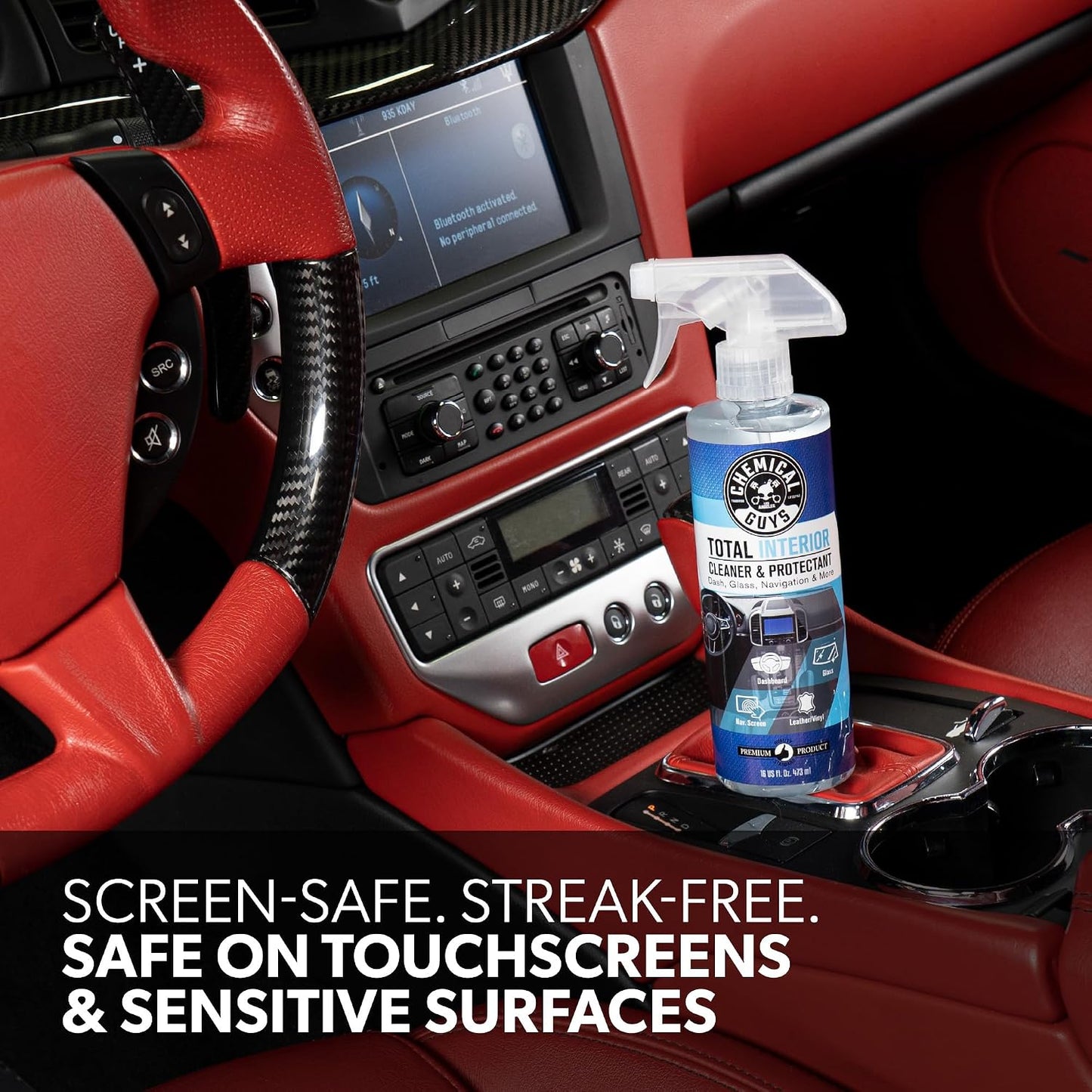 Chemical Guys, Total Interior Cleaner, Protectant & Car Detailer, 16 oz