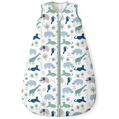 Yoofoss Baby Sleep Sack 0-6 Month 0.5TOG 100% Organic Cotton 2-Way Zipper