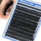 Lash Clusters Wispy 100D Eyelash Clusters 10-18mm Fluff Cluster Eyelash Extensions D Curl No Plastic Feel Individual Lashes Extension 204 Pcs Versatile False Eyelashes Clusters