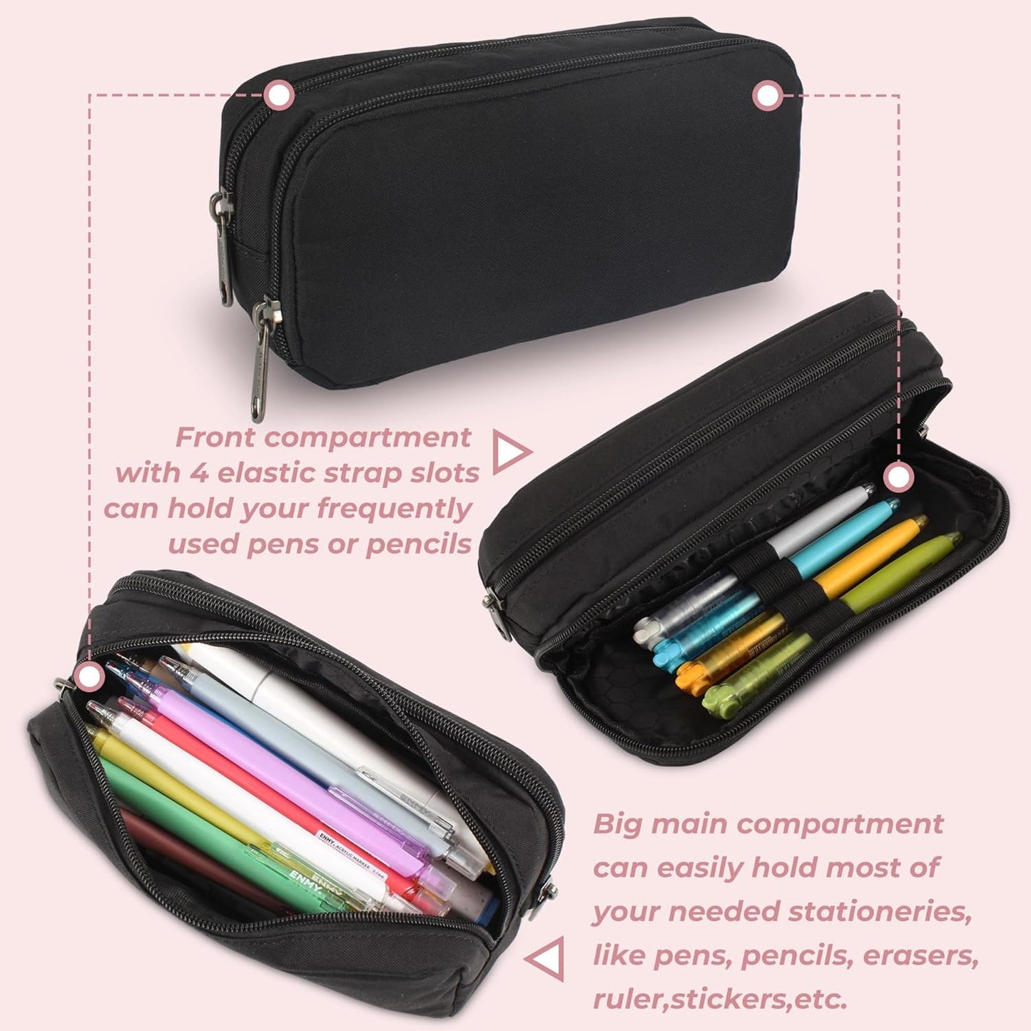 Della Gao Pencil Case Small Pencil Pouch Aesthetic Pencil Box