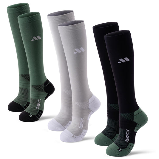 Compression Socks for Women and Men,15-20 mmHg Support(3 Pairs)