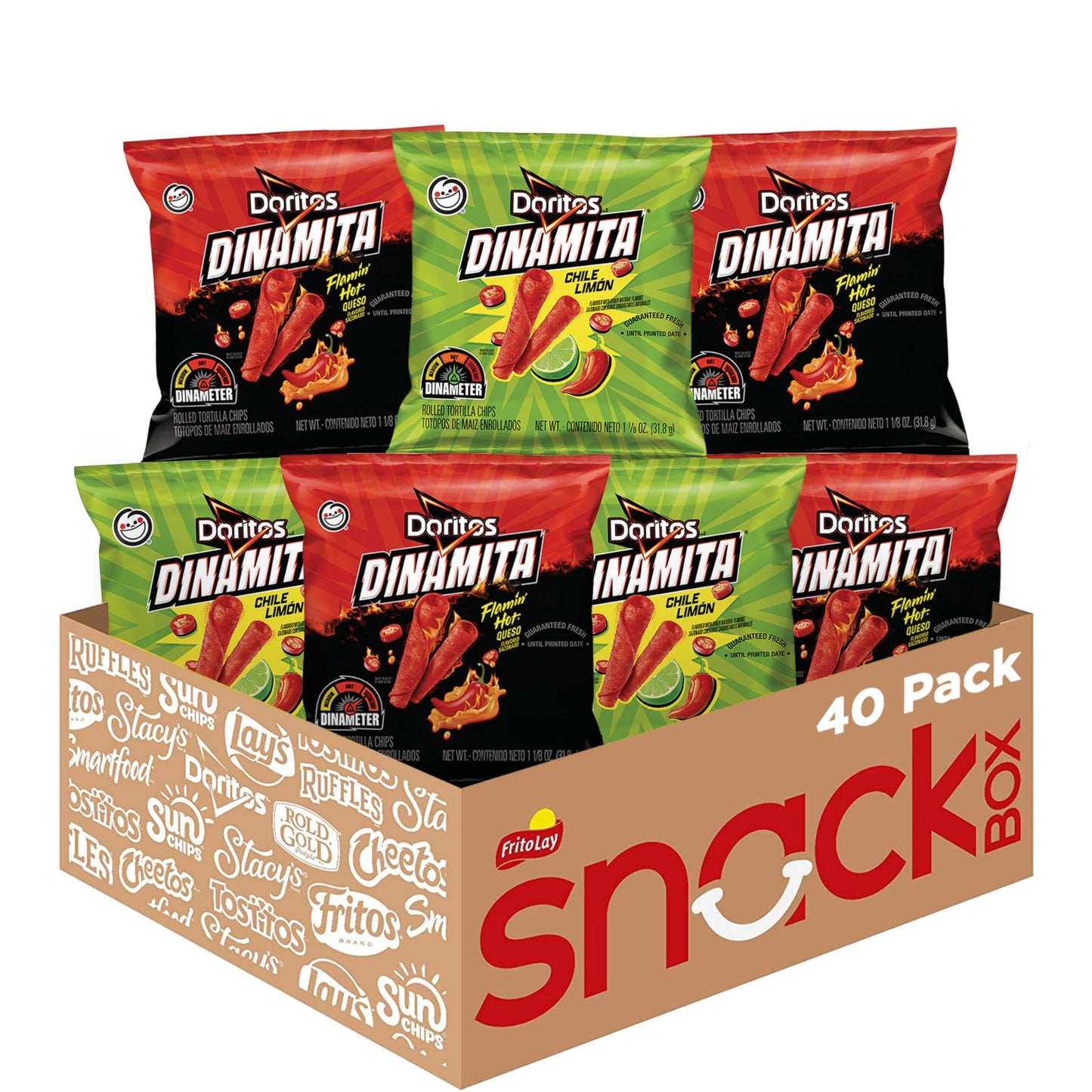 Doritos Flavored Tortilla Chips, Nacho Cheese, 1 Ounce (Pack of 40)
