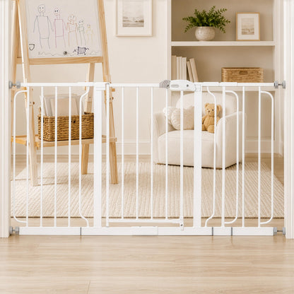 Regalo Safety 29"-38.5" Easy Step Baby Gate, Bottom of Stairs & Doorways
