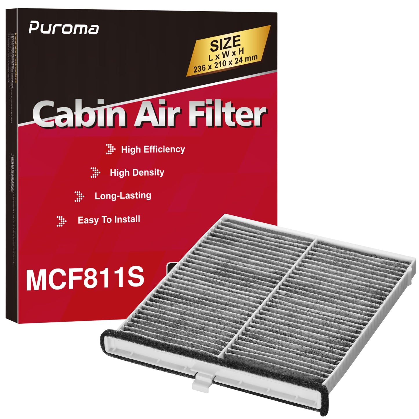 Puroma Cabin Air Filter Activated Carbon for CF11920 CP920 6043C Ford C-Max