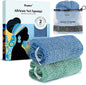 CORATED African Net Sponge with Knots Authentic, Shower Loofah Bath Sponge