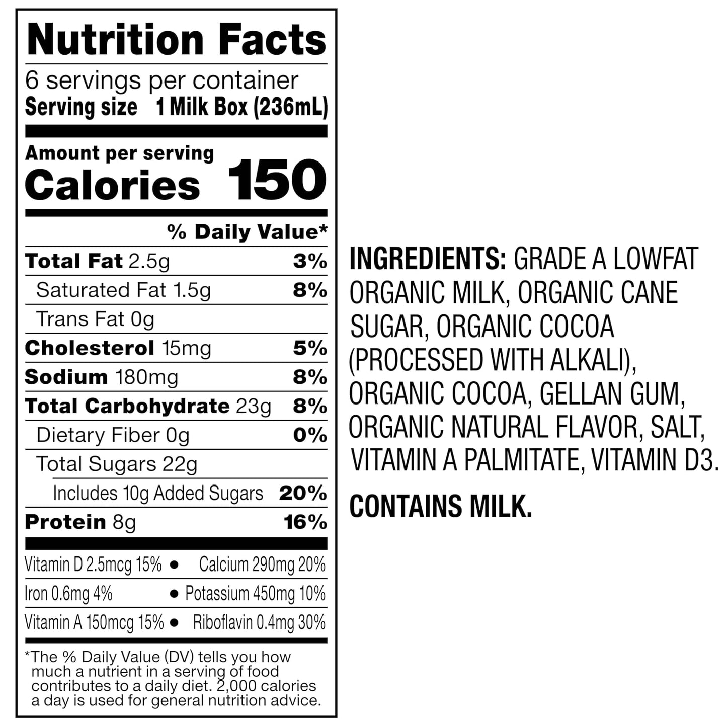 Horizon Organic Shelf Stable Whole Milk Boxes, Pack of 18-8g Protein per Serving