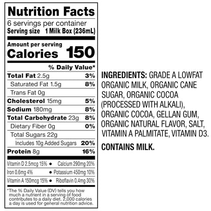 Horizon Organic Shelf Stable Whole Milk Boxes, Pack of 18-8g Protein per Serving