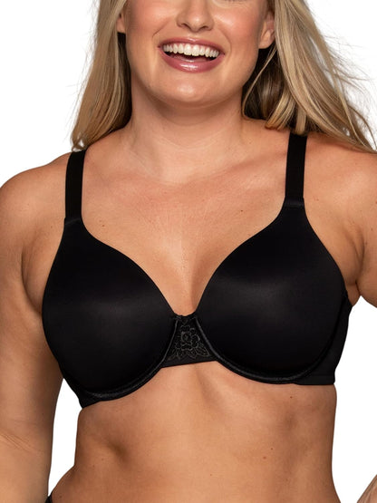 Vanity Fair Women's Full Figure Beauty Back Smoothing Bra, 4 Way Stretch Fabric, Lightly Lined Cups up to H