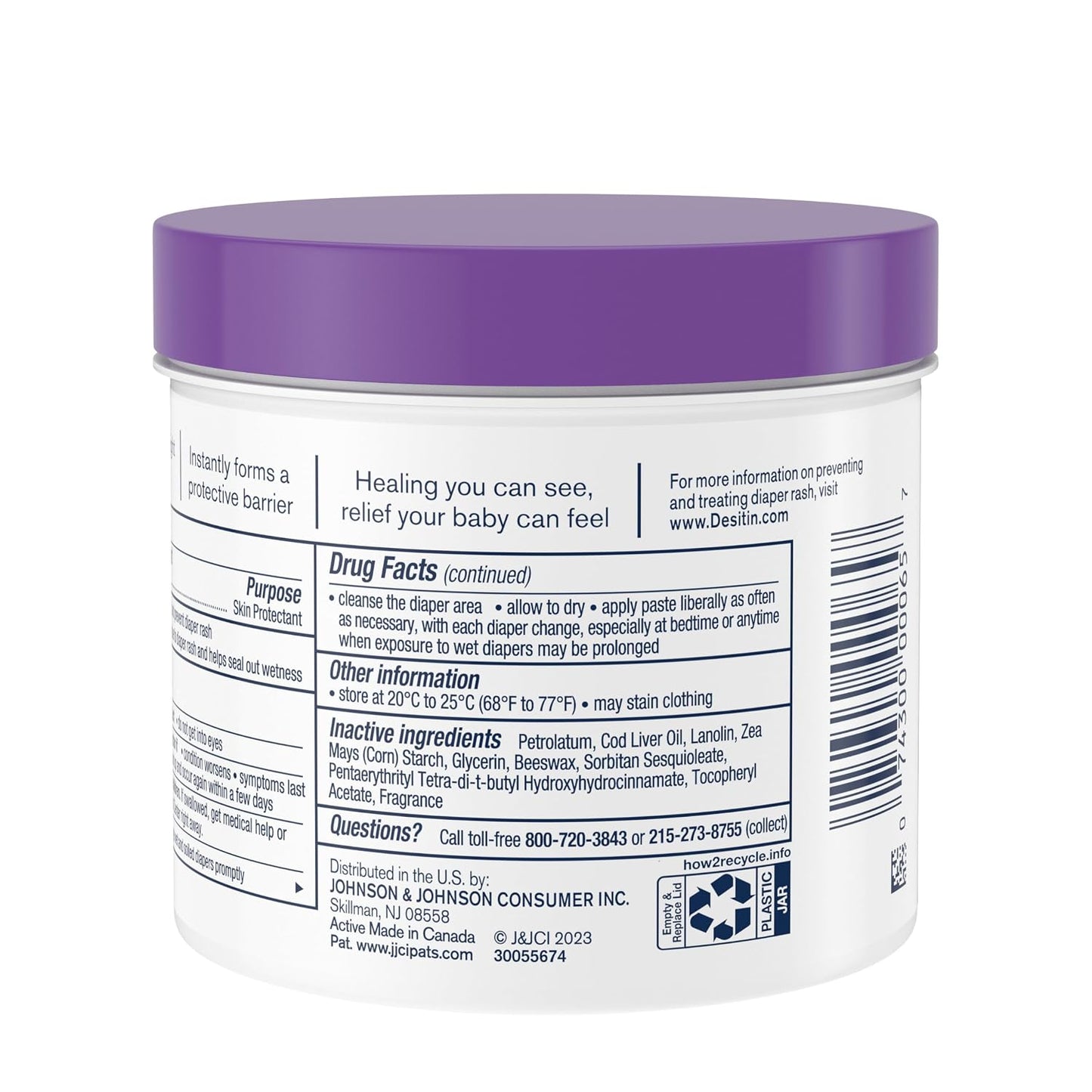 Desitin Maximum Strength Diaper Rash Paste, 40% Zinc Oxide, 4.8 oz