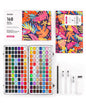 Grabie 50 Color Watercolor Paint Set with Brush Pens