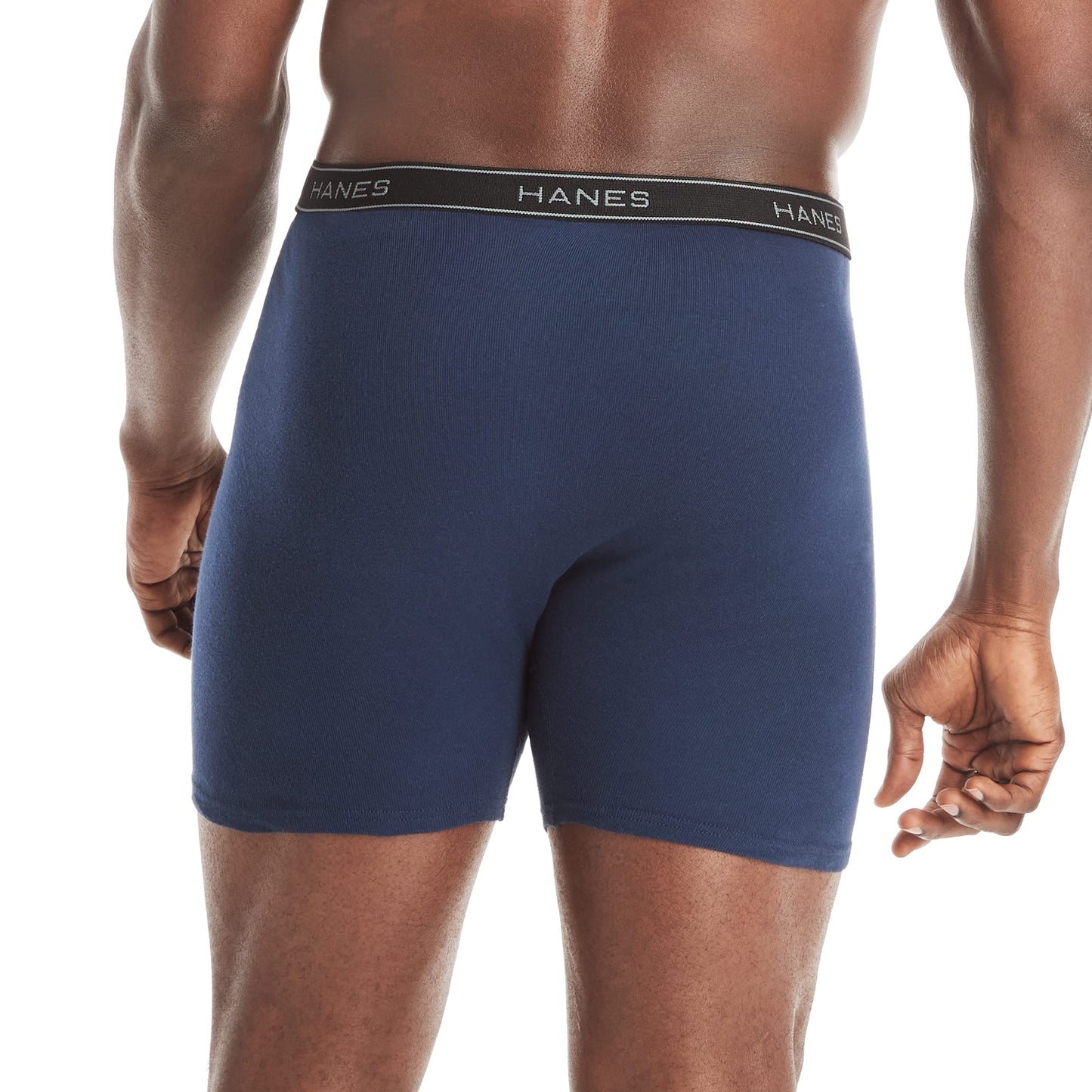 Hanes mens Underwear Boxer Briefs Pack, Cool & Breathable Cotton Moisture-wicking Underwear for Men, No Ride Up