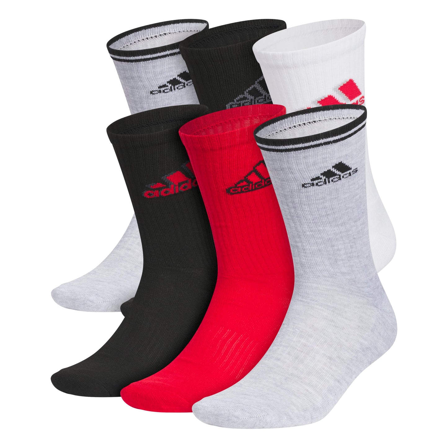 adidas Athletic Cushioned 6-Pack Crew