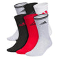 adidas Athletic Cushioned 6-Pack Crew