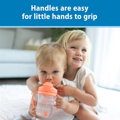 Dr. Brown's Milestones Baby's First Straw Cup, Blue, 1-Pack