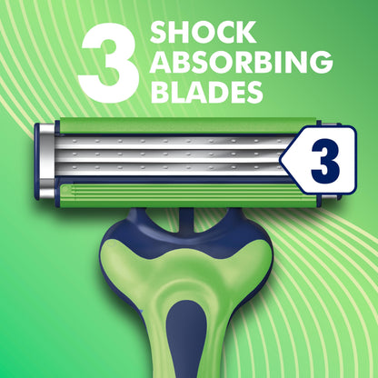 Gillette Sensor3 Sensitive Men's Disposable Razor, 1 Razor - Case of 36