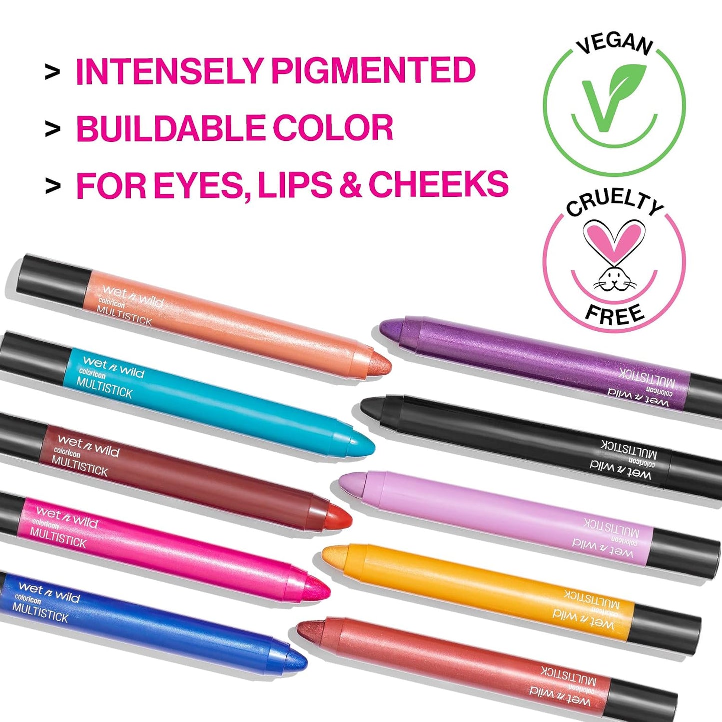 wet n wild Color Icon Cream Eyeliner Eyeshadow Multi-Stick, Moisturizing, Nourishing Velvety Cream-to-Powder Buildable & Blendable Formula, Cruelty-Free & Vegan - Brown Sugar