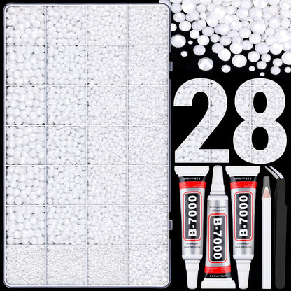 Rainbow Flatback Rhinestones for Crafting and 3PCS B7000 Glue (Set 1), 2 Boxes of 4500 PCS Resin Rhinestones Gems Charms for Bedazzling DIY Crafts Tumblers Shoes Fabric Clothing Nail Art