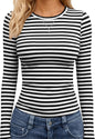 TNNZEET Long Sleeve Shirts for Women Fall Fashion Workout Crop Top Y2K 2026