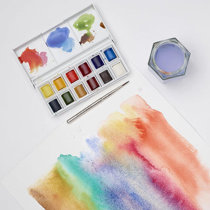 Winsor & Newton Cotman Watercolor Paint Set, Sketchers' Pocket Set