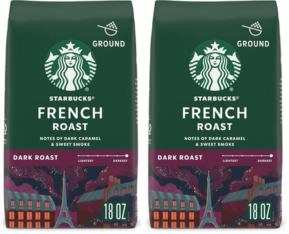 Starbucks Ground Coffee, Dark Roast Coffee, Italian Roast, 100% Arabica, 1 bag (18 oz)
