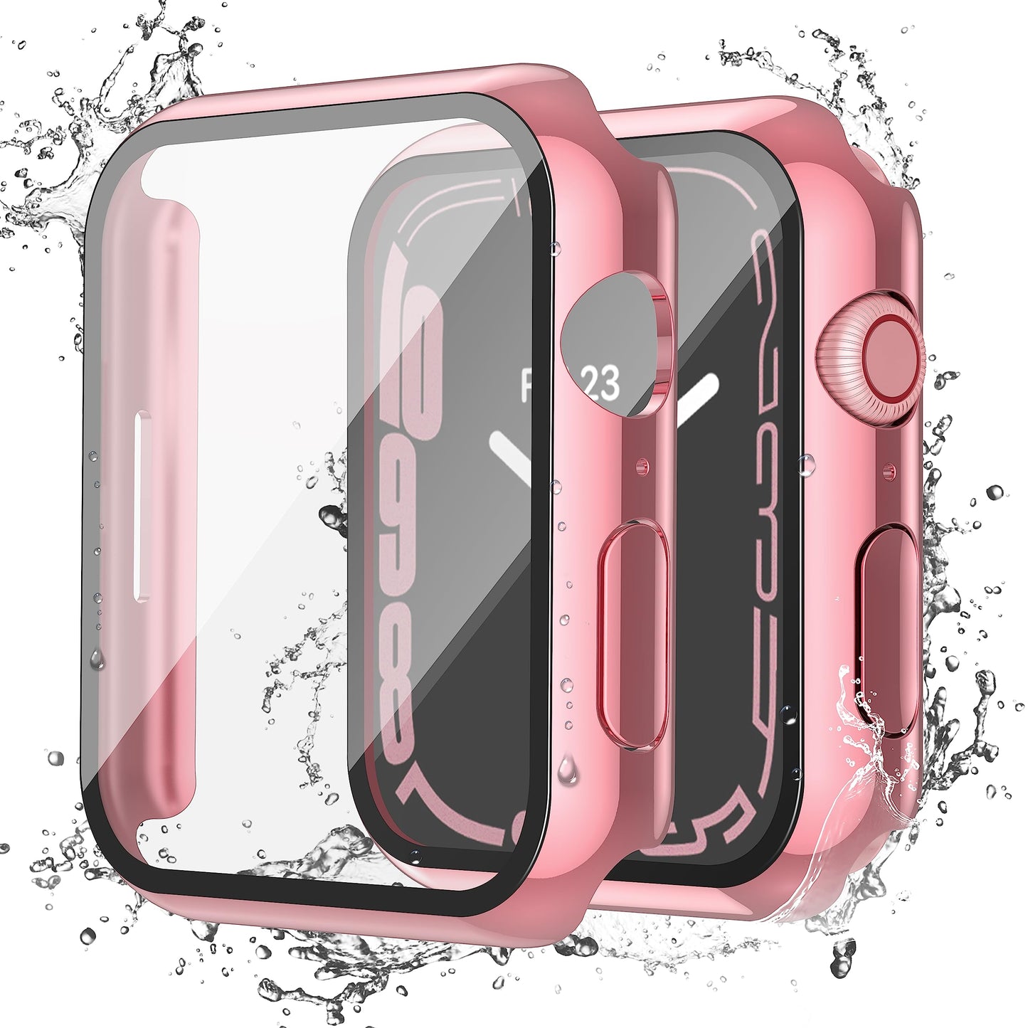 Misxi 2-Pack Waterproof Case for 46mm Apple Watch Series 11/10