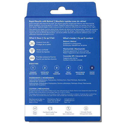 Rael Miracle Invisible Spot Cover Hydrocolloid Acne Pimple Patches (96 Ct)