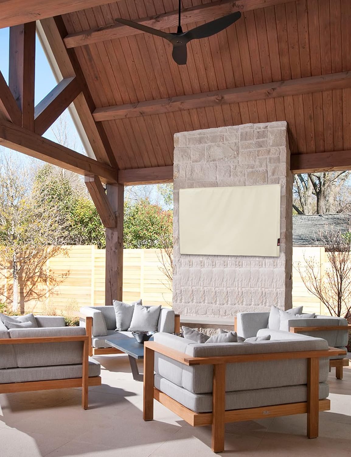 iBirdie Outdoor TV Cover 55 to 58 inch Weatherproof and Waterproof
