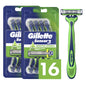 Gillette Sensor3 Sensitive Men's Disposable Razor, 1 Razor - Case of 36