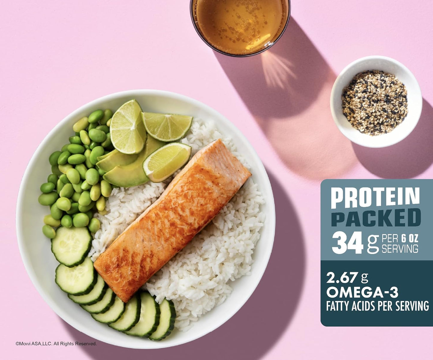 MOWI Atlantic Salmon 12oz, 2 Portions, Fresh Never Frozen