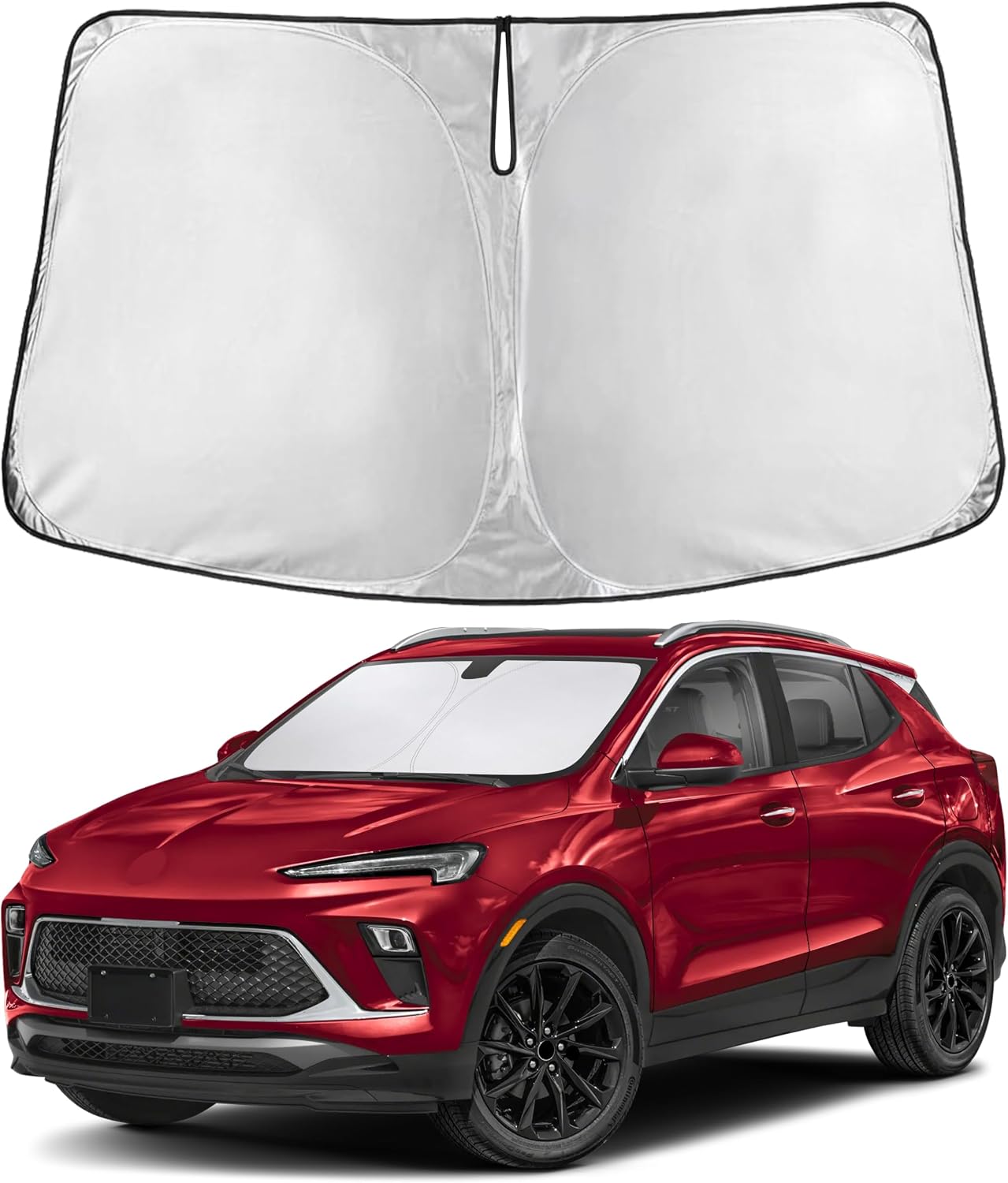 Econour Car Windshield Sun Shade, Front Window Sun Blocker for SUVs,Sedan