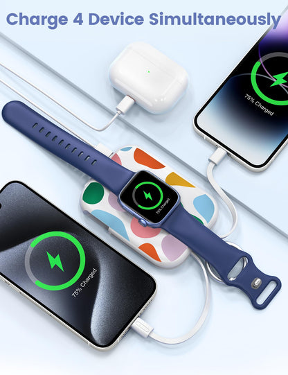 RORRY CharmGo Portable Charger, 5000mAh Portable Charger Power Bank