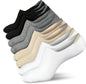wernies No Show Socks Women Low Cut Ankle Socks Non Slip 4/8 Pairs