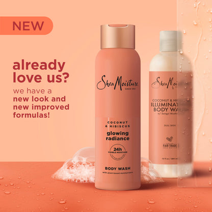 SheaMoisture Raw Shea Butter Body Wash Moisturize and Restore Deeply 18 oz