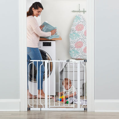 Regalo Safety 29"-38.5" Easy Step Baby Gate, Bottom of Stairs & Doorways